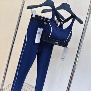 Women's ALO Yoga sportswear set (tank top + sports pants) S